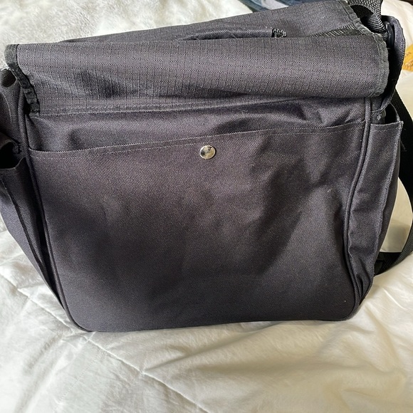 Adidas | Black | Canvas | Messenger Bag | Handle/Adjustable Shoulder Strap - Picture 16 of 16